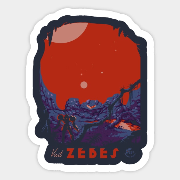 visit zebes Sticker by mathiole